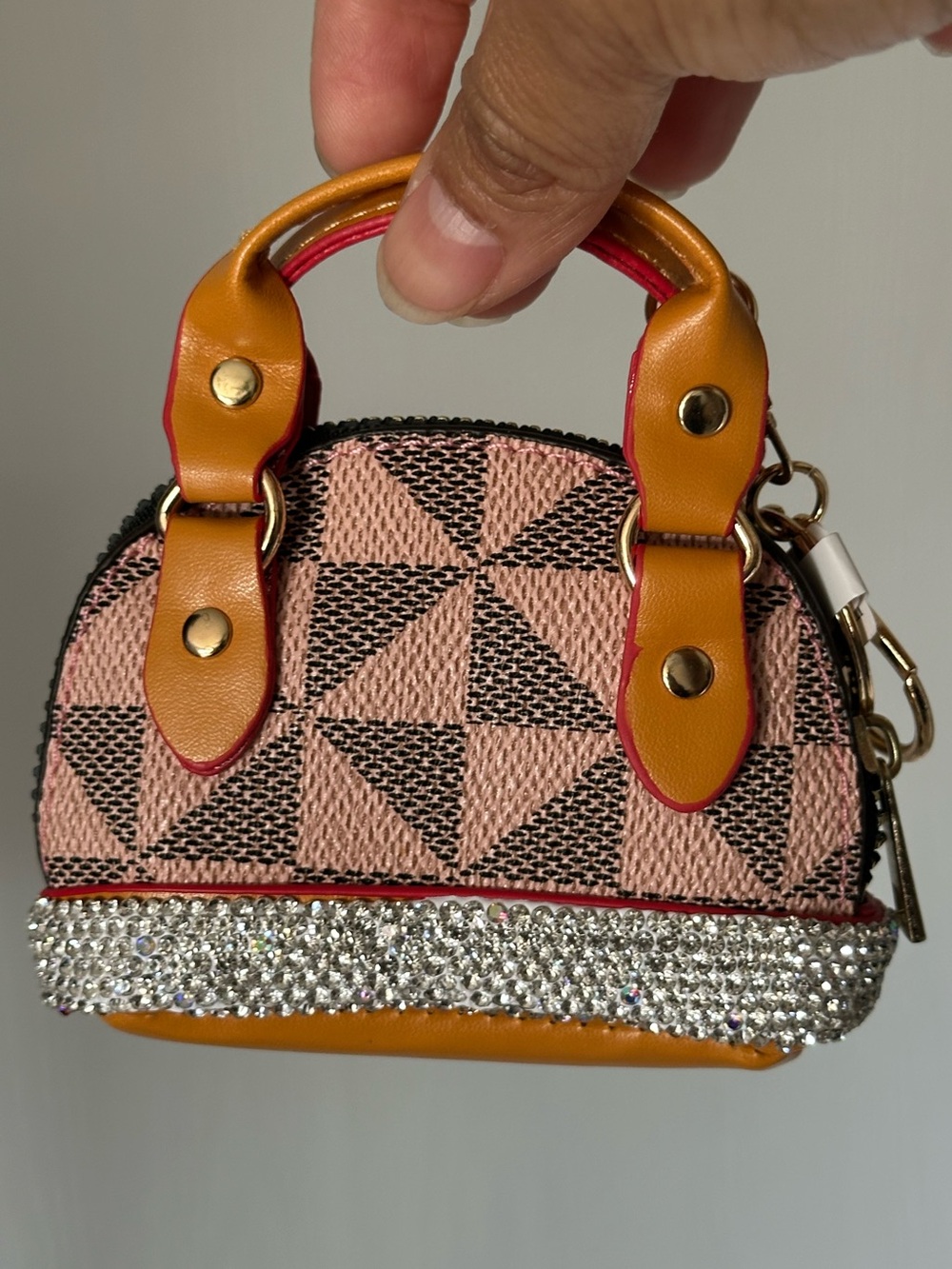 Fashion Micro Coin purse Keychain charm